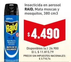 Raid - Mata moscas y mosquitos