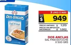 Dos Anclas - Sal Fina Estuche