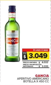 Gancia - Aperitivo Americano