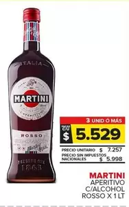 Martini - Aperitivo C/Alcohol Rosso