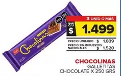 Chocolinas - Galletitas Chocolate