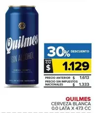 Quilmes - Cerveza Blanca 0.0