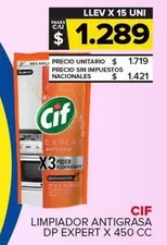 Cif - Limpiador Antigrasa Dp Expert