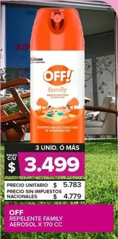 Off - Repelente Family Aerosol