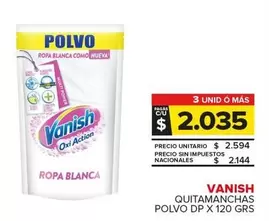Vanish - Quitamanchas Polvo Dp