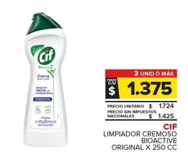 Cif - Limpiador Cremoso Bioactive Original