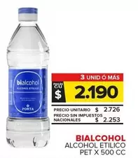 Bialcohol - Alcohol Etilico