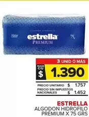 Estrella - Algodon Hidrofilo Premium