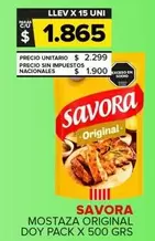 Savora - Mostaza Original Doy Pack 