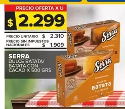 Serra - Dulce Batata/Batata Con Cacao