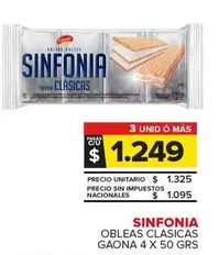 Sinfonia - Obleas Clasicas Gaona