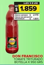 Don Francisco - Tomate Triturado