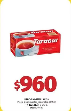 Taraguí - Té