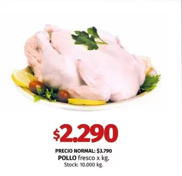 X$ - POLLO fresco x kg