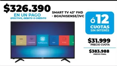 SMART TV 43" FHD
