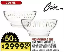 Origen - BOWL VARIOS MODELOS