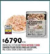 Origen - CAMARONES PELADOS COCOS