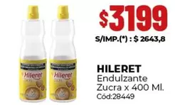 Hileret - Endulzante Zucra