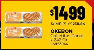Okebon - Galletitas Panal