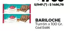 Bariloche - Turrón x 100 Gr. Cód:13486