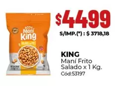 King - Maní Frito Salado