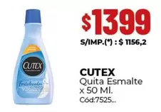 Cutex - Quita Esmalte