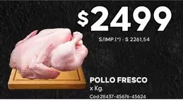 X$ - POLLO FRESCO