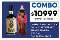 Coca cola - GASEOSA COCA COLA 2,25 LT FERNET