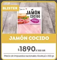 X$ - JAMON COCIDO