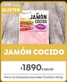 X$ - JAMÓN COCIDO