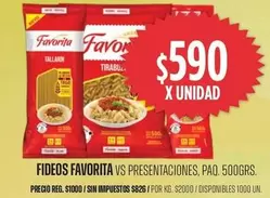 Favorita - FIDEOS