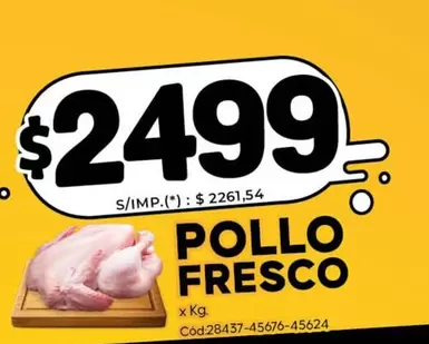 X$ - POLLO FRESCO