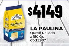 La paulina - Queso Rallado