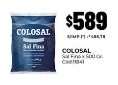 Colosal - Sal Fina x 500 Gr.