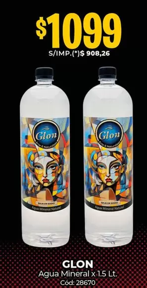 aqua - Agua Mineral x 1.5 Lt. Cod: 28670