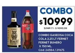 Coca cola - GASEOSA COCA COLA 2,25 LT FERNET