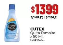 Cutex - Quita Esmalte