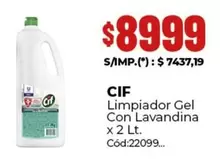 Cif - Limpiador Gel Con Lavandina