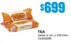 MM - Velas 4 Un. x 105 Mm.