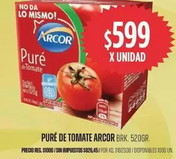 Arcor - PURÉ DE TOMATE