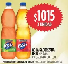 X$ - AGUA SABORIZADA