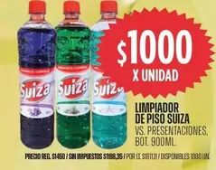 Suiza - LIMPIADOR DE PISO