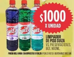 Suiza - LIMPIADOR DE PISO