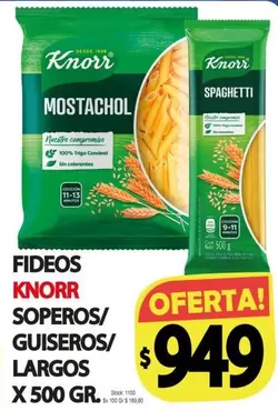 Knorr - FIDEOS SOPEROS/ GUISEROS/ LARGOS