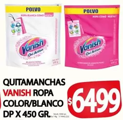 Vanish - ROPA COLOR/BLANCO