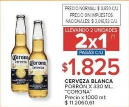 Corona - CERVEZA BLANCA