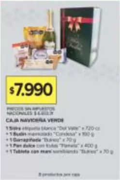 X$ - CAJA NAVIDEÑA VERDE