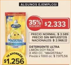 Magistral - DETERGENTE ULTRA LIMON DOY PACK