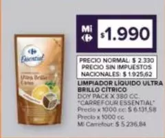 Ultra - LIMPIADOR LIQUIDO ULTRA BRILLO CITRICO