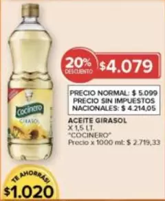 Cocinero - ACEITE GIRASOL